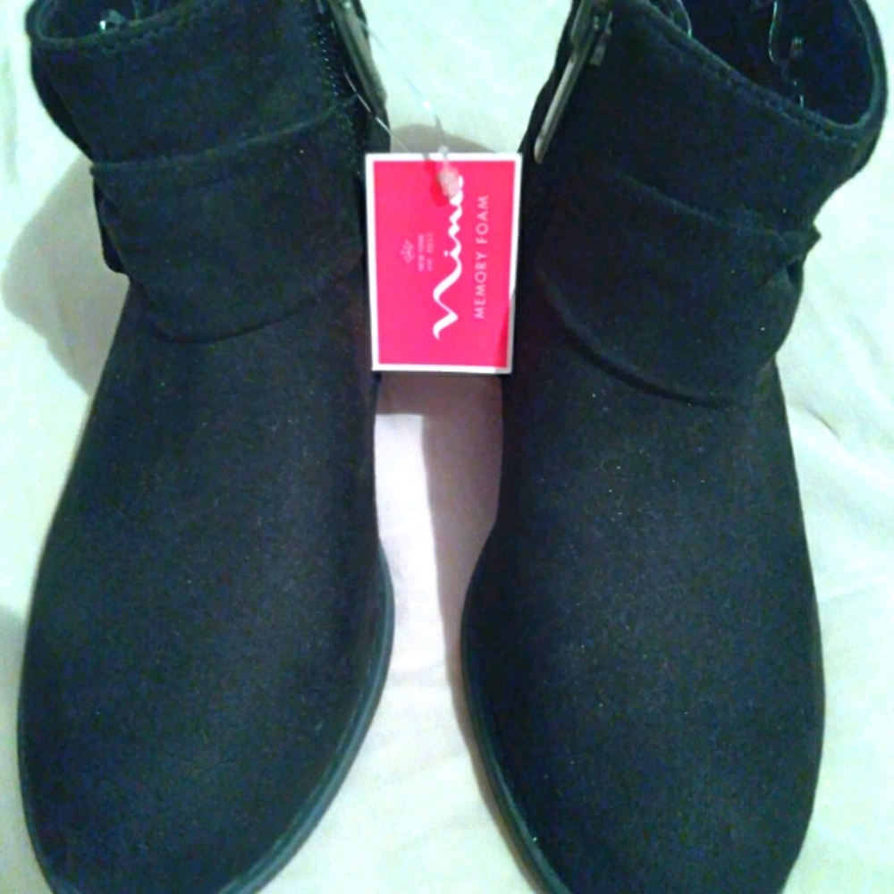 Girls Nina Memory Foam Boots
